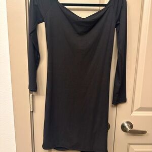 NWT Bodycon black mini dress.